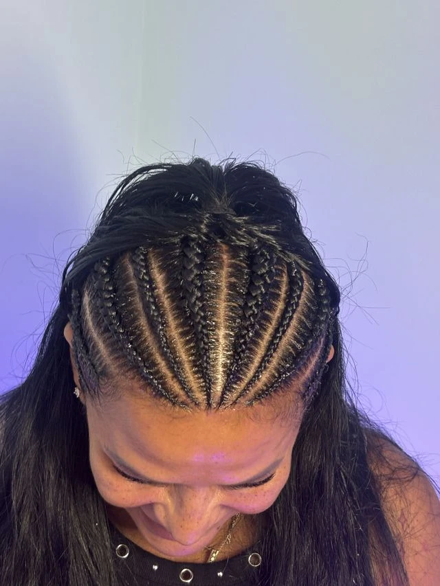 Frontales con el pelo suelto